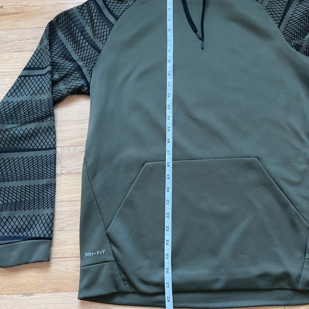 Nike Olive Dri-FIT Hoodie - Picture 6 of 9